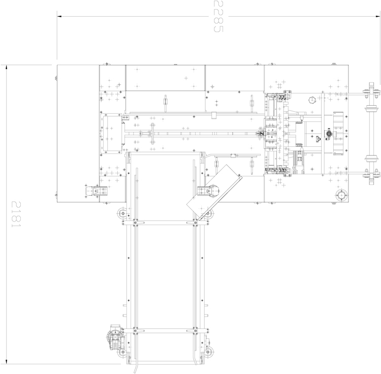 OK-10 handle maker machine layout